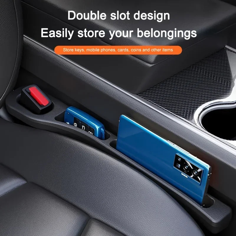 DriveNest™ Car Seat Gap Organizer – 2 Pack Storage Organizer for Phones, Keys & Wallets